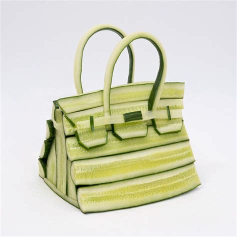 Hermès unveils birkin bag series made of real vegetables